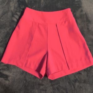 Hot pink dress shorts